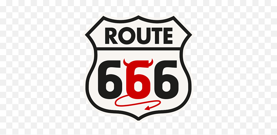 Route 66 Devil Road Sign Icon Decal - Route 66 Vector Png,666 Png