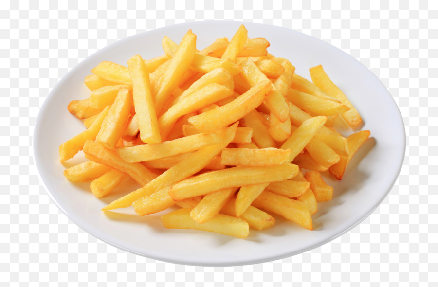 French Fries - Chips On A Plate Png,French Fries Transparent