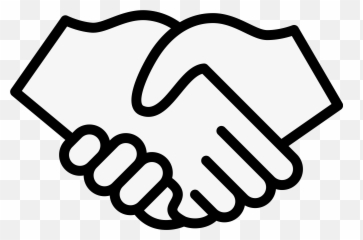 Handshake Clipart Transparent Background - Transparent Background Hand Shake Clip Art Png,Clipart With Transparent Background
