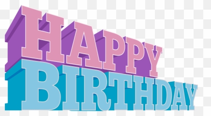 Happy Birthday Logo Design Png - Girl