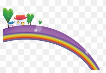 Download Rainbow Cartoon Png - Color Gradient,Cartoon Rainbow Png