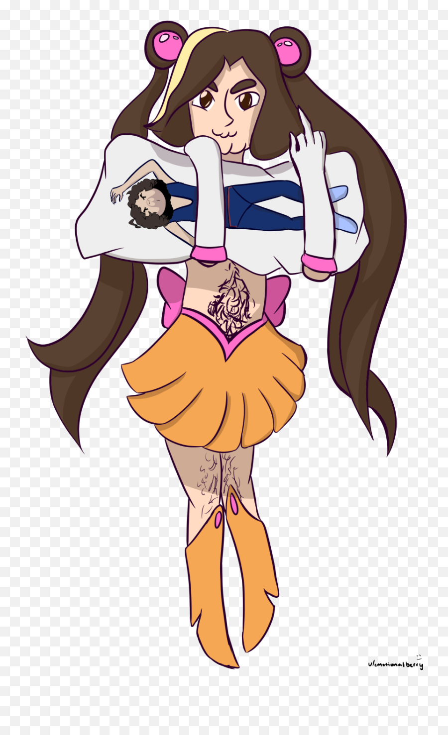 He Transforms Using The Body Pillow - Arinette Body Pillow Game Grumps Png,Body Pillow Png