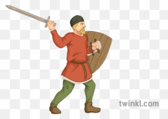 Man Swinging A Sword History English - Other Small Weapons png