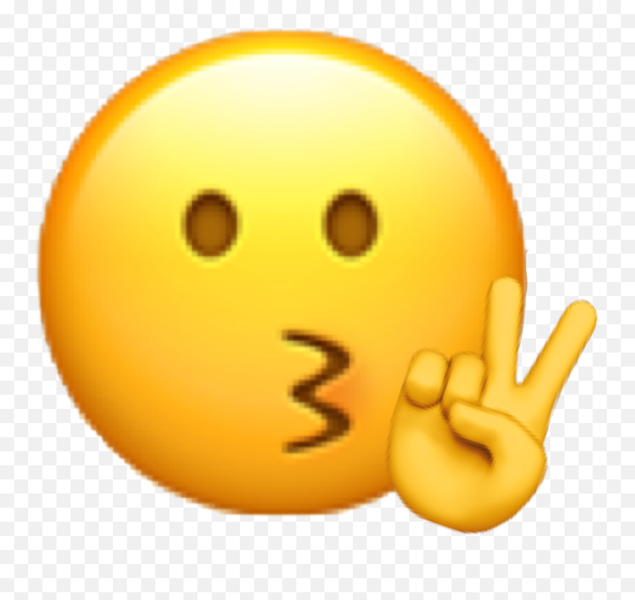 Peace Sign Emoji Sticker - Peace Sign Emoji With Face Png,Peace Sign Emoji Png