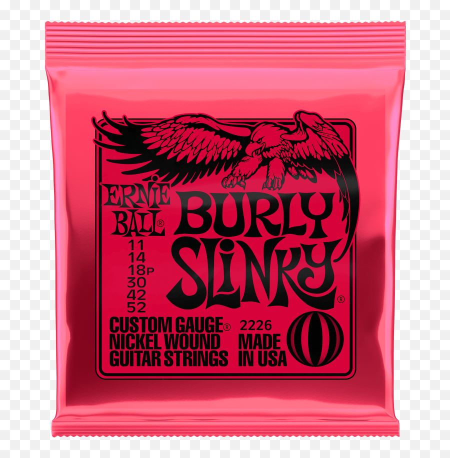 Ernie Ball P02226 Burly Slinky Nickel - Ernie Ball Regular Slinky Png,Slinky Png