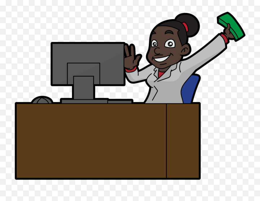 Make Money Online Png - Black Woman Money Cartoon,Cartoon Woman Png