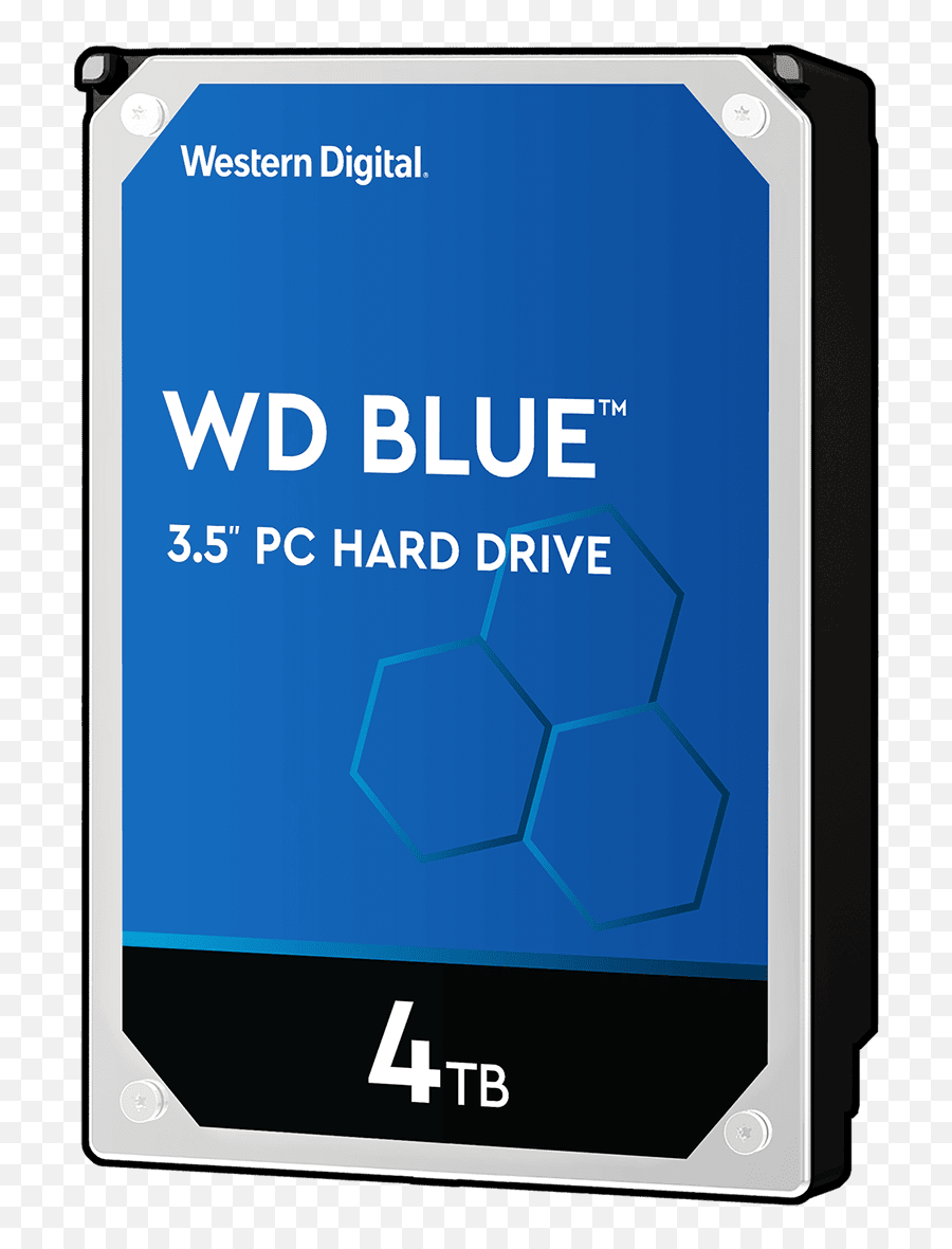 Wd Blue Pc Desktop Hard Drive - Western Digital Blue 1 Tb Png,Western Digital Logo Png