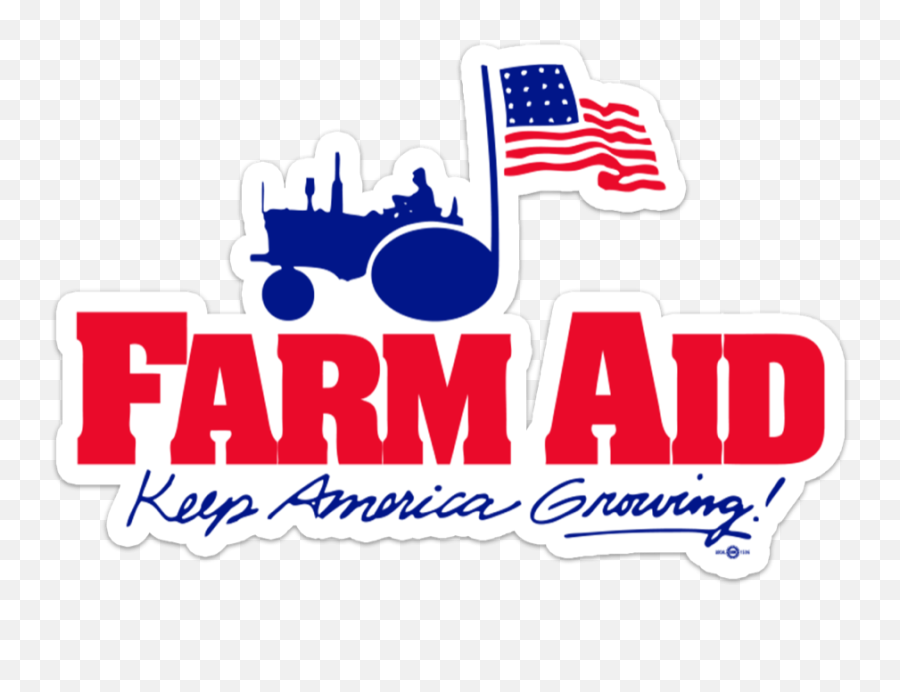 Farm Aid Logo Sticker - Farm Aid 2005 Png,Made In Usa Logo Png