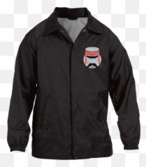 Official Cincinnati Reds Classic Mustache Logo Harriton Nylon Staff Jacket - Straight Edge Jacket Png,Cincinnati Reds Logo Png