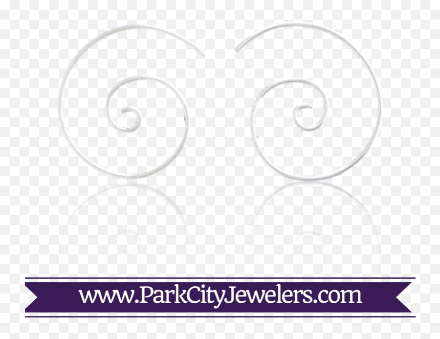 Sterling Silver Swirl Hoop Earrings - Pave Diamond Snowflake Nantucket Sticker Png,Silver Snowflake Png