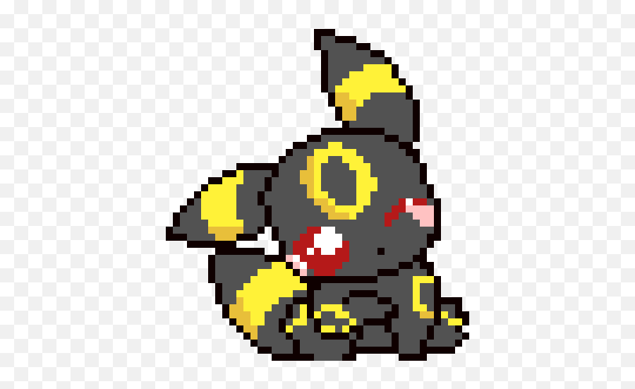 Umbreon Kawaii - Pokemon Pixel Art Png,Kawaii Pixel Png
