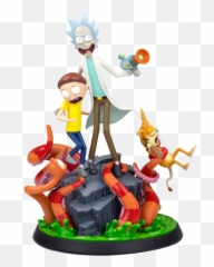 Rick And Morty Statue - Rick And Morty Statue Png,Rick Transparent
