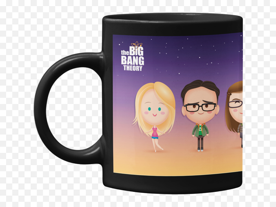 The Big Bang Theory Character Merchandise Store Online - Magic Mug Png,Big Bang Icon