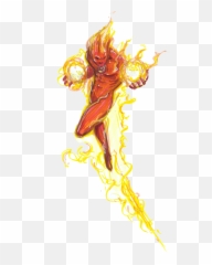 Human Torch Png Hd - Draw The Human Torch,Torch Png
