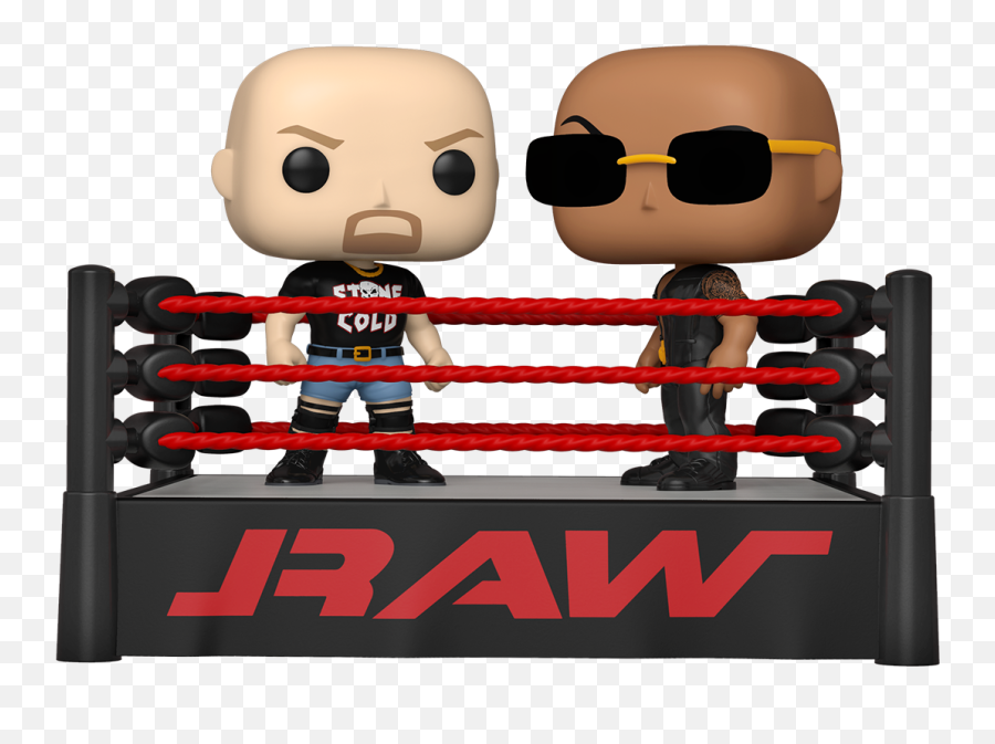Wwe - Funko Pop Moment Wwe The Rock Vs Stone Cold In Wrestling Ring Png,Wrestling Ring Icon