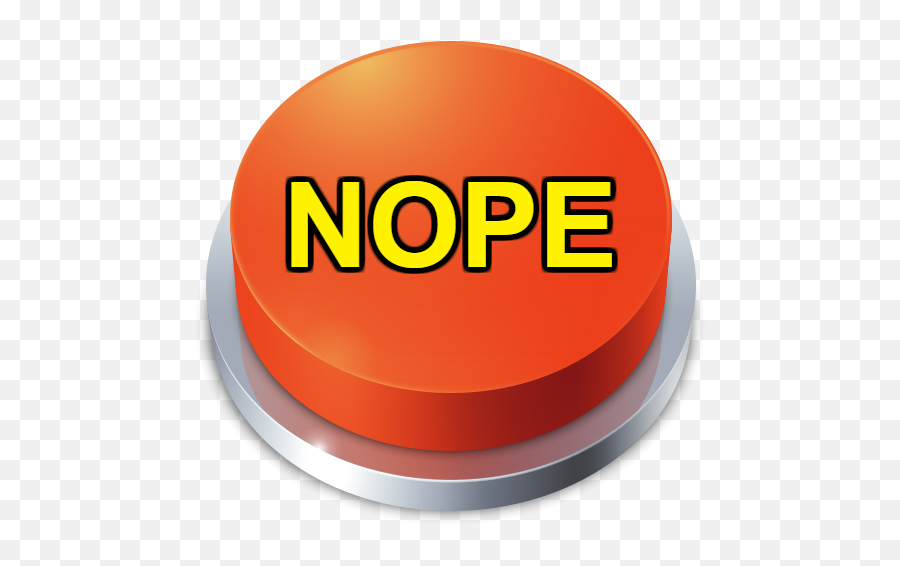 Nope Button U2013 Apps - Red Nope Button Png,Nope Png