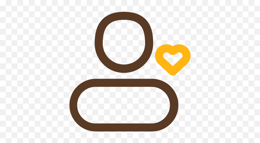 Love User Person Heart Free Icon Of Yellow Tools - Persona Corazon Png,Love Heart Icon