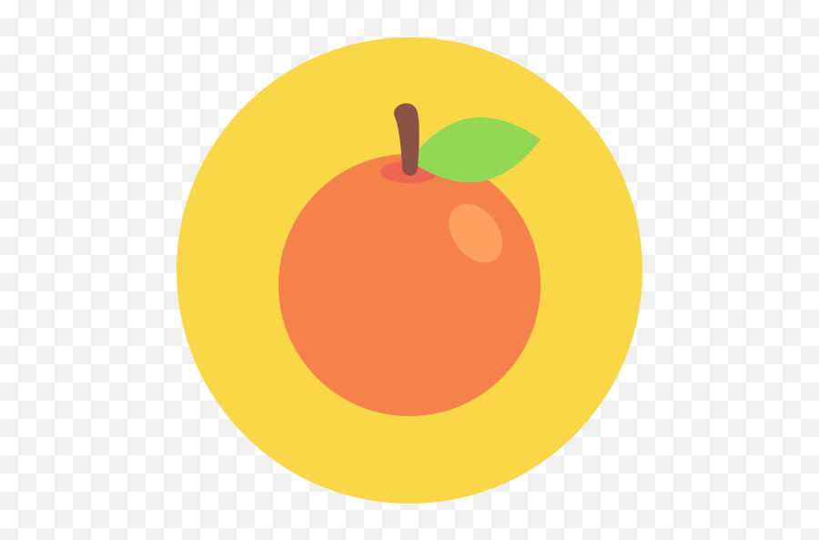 Food Icon Orange Flat Icons - Fresh Png,Flat Icon Designs