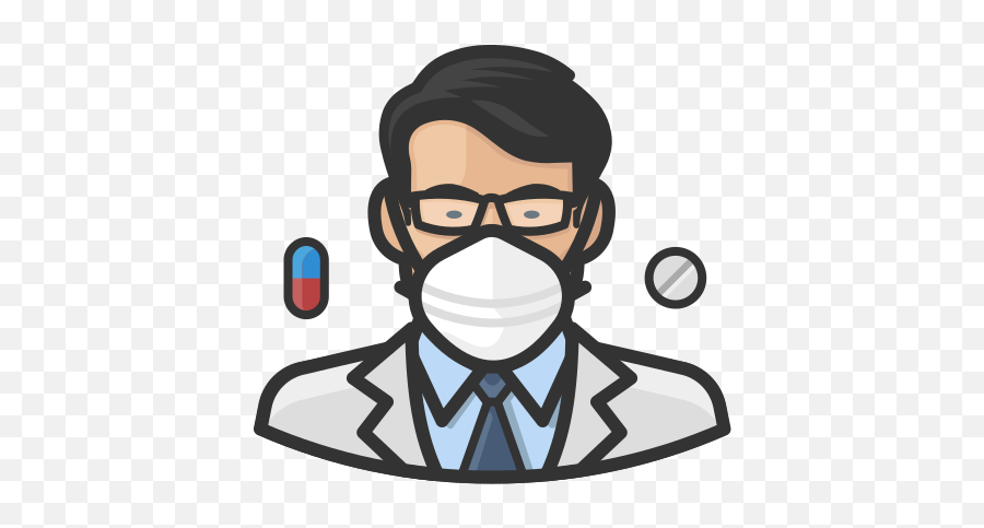 Pharmacist Asian Male Coronavirus People Avatar Mask - Icon People Using Mask Png,Asian Icon