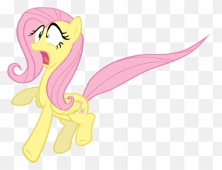 158595 - My Little Pony Fluttershy Scared Png,Horror Transparent