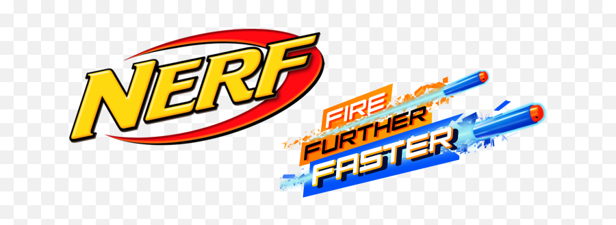 Nerf Logo - Fire Further Faster Nerf Png,Nerf Logo