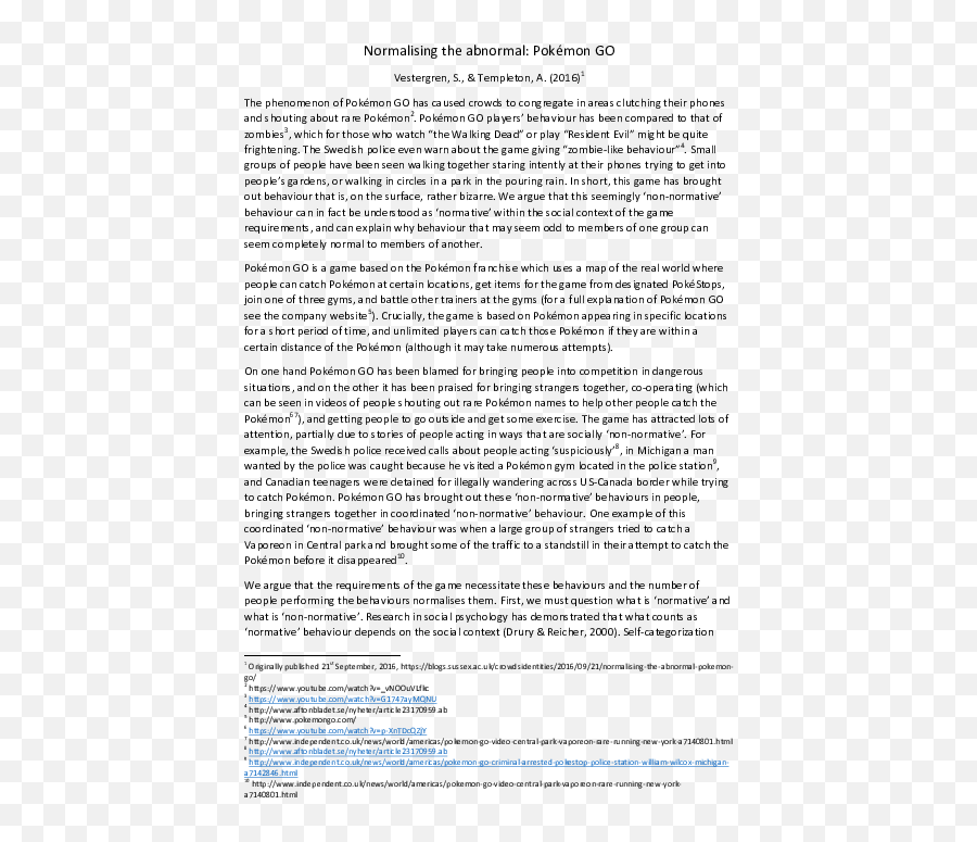 Pdf Normalising The Abnormal Pokémon Go Sara Vestergren - Document Png,Pokestop Icon Png