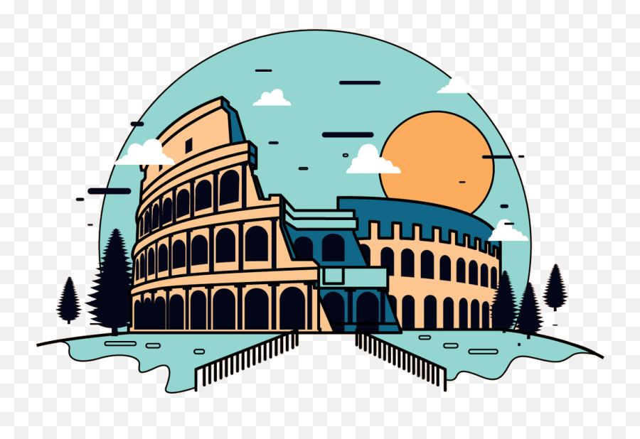 What Is Italian Dual Citizenship - Get Italian Citizenship Rome Vector Png,Amphitheater Icon