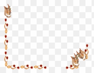 Corner Borders Png - Peacock Frame
