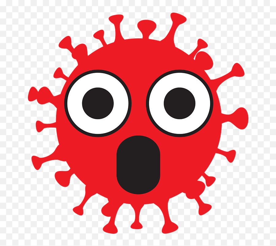 Be Amazed Coronavirus Emoji - Free Vector Graphic On Pixabay Dessin Virus Covid 19 Png,Emoji Icon Png