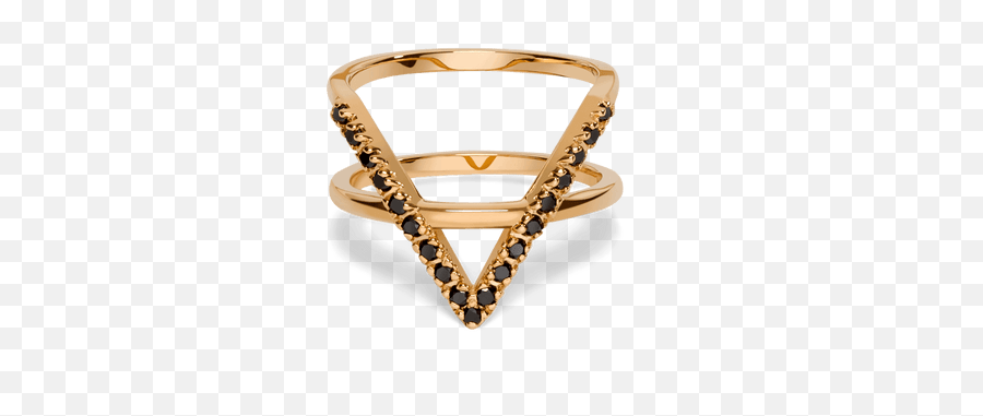 Aurate Icon Ring With Black Diamonds Modesens - Solid Png,Original Black Diamond Icon