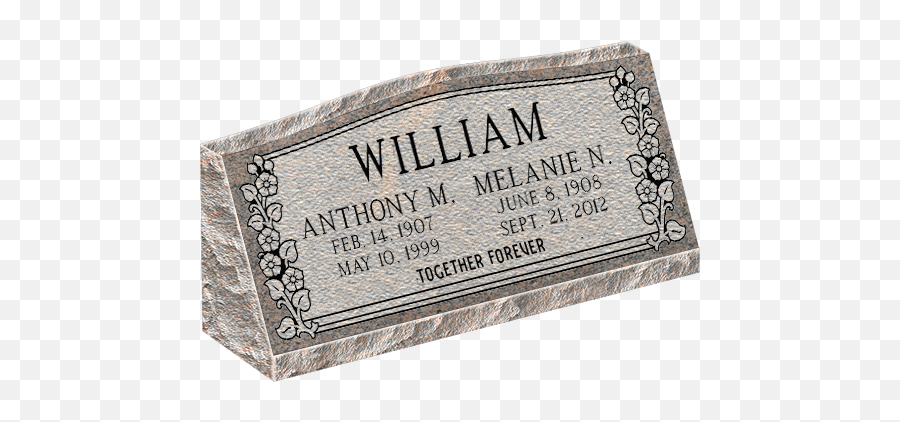 M104 Companion Slant Marker Headstone 36x10x16 P1brp Png Color Gravestone Icon