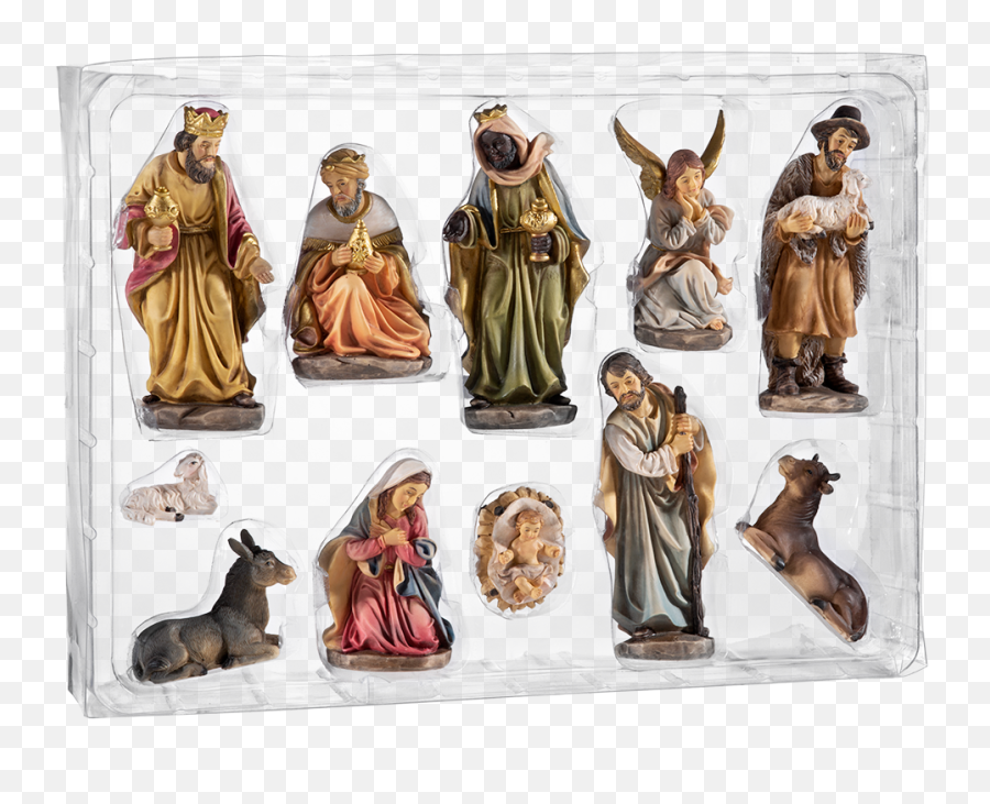 Käthe Wohlfahrt - Online Shop Set Of Nativity Figurines 11 Pieces Christmas Decorations And More Carving Png,Nativity Scene Png