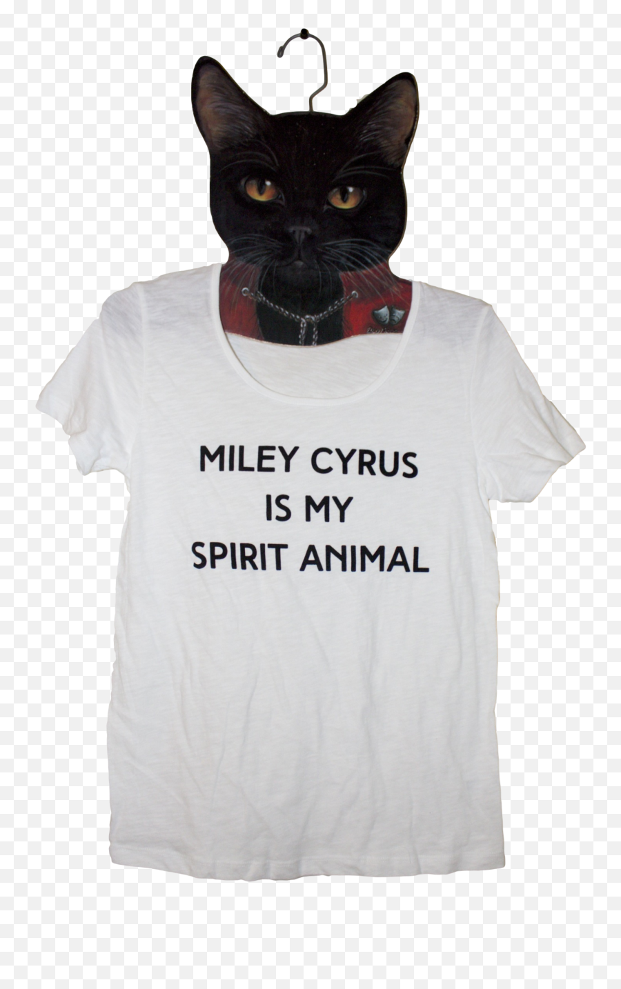 Miley Cyrus Is My Spirit Animal Sold By Vampp - Black Cat Png,Miley Cyrus Png