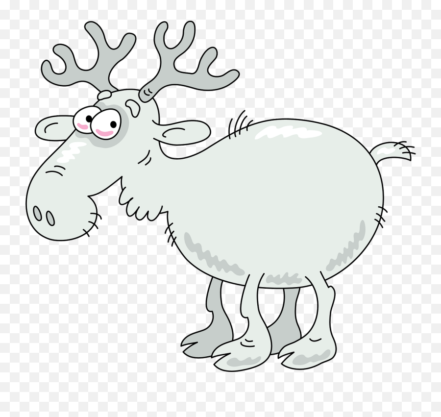 Caribou Clipart Free Download Creazilla - Cartoon Png,Caribou Png