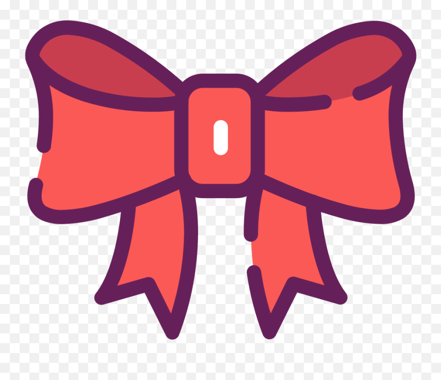 Red Christmas Bow Clip Art Free U2013 Hq - Clip Art Png,Christmas Bow Png