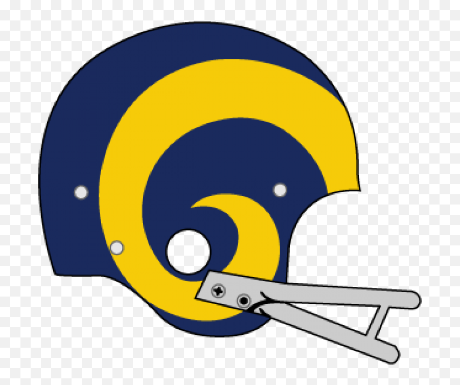 Download Los Angeles Rams Iron - La Rams Helmet Clip Art Png,Rams Png