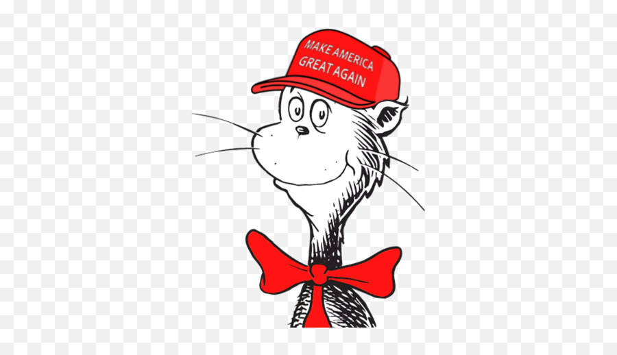 Cat In The Maga Hat - Cat In The Hat Png,Maga Png