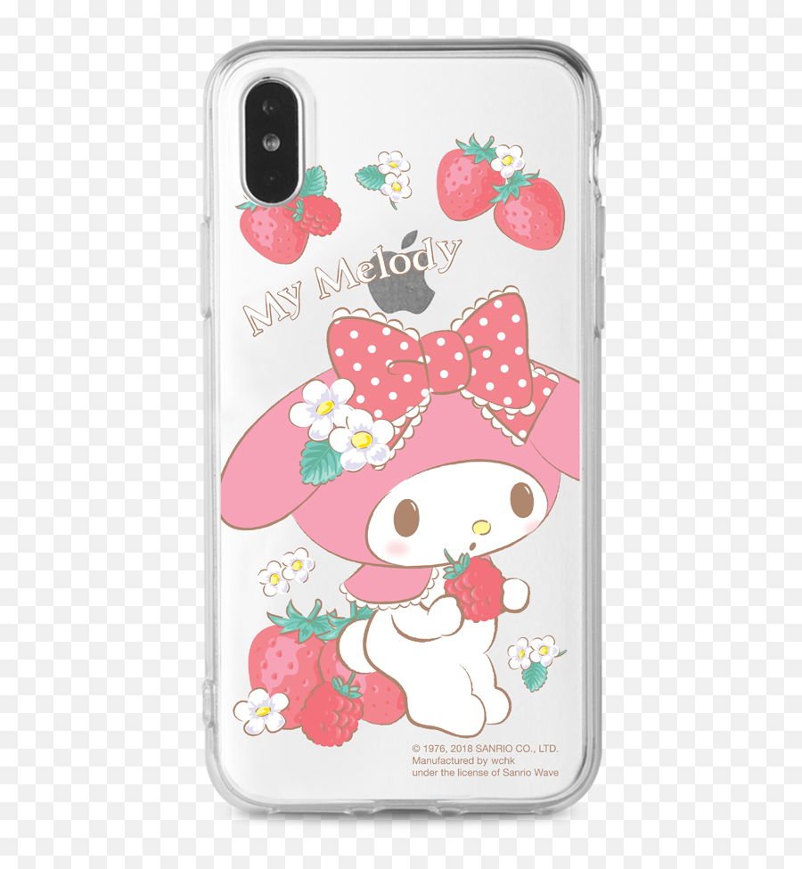 My Melody Clear Case Mm128 - Mobile Phone Case Png,My Melody Transparent