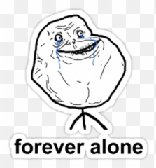 Not Imp - Forever Alone Meme png