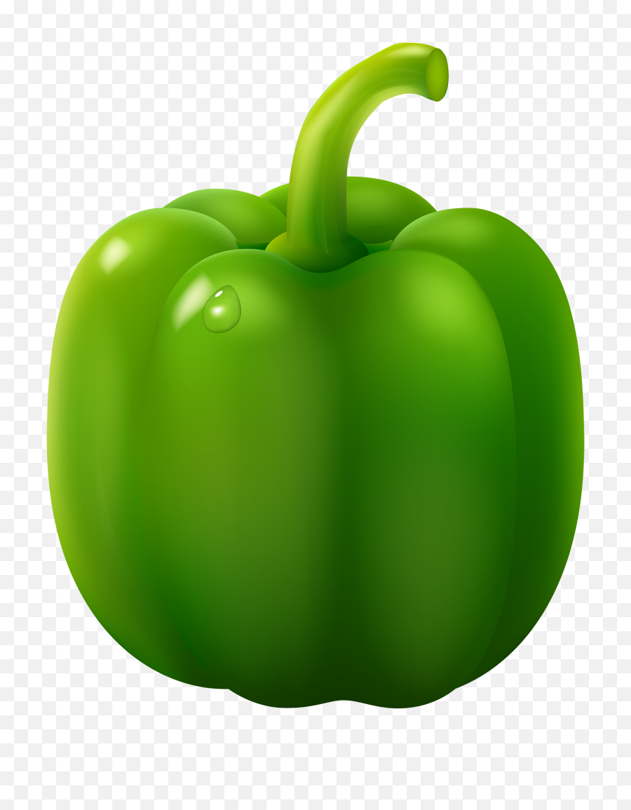 Green Pepper Png Clipart - Green Pepper Clipart,Bell Pepper Png