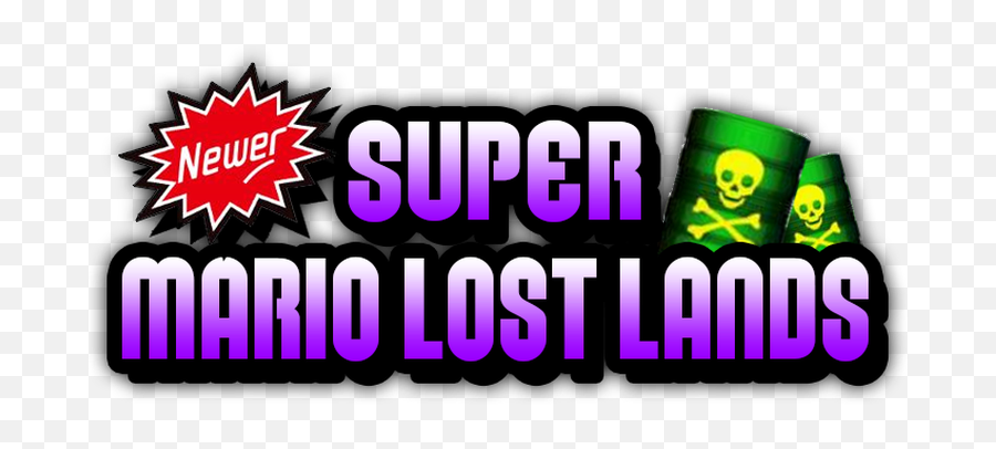 Newer Super Mario Lost Lands Board - New Super Mario Bros Wii Hacks Png,Super Mario Brothers Logo
