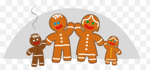 Clipart Family Png 5 Image - Gingerbread