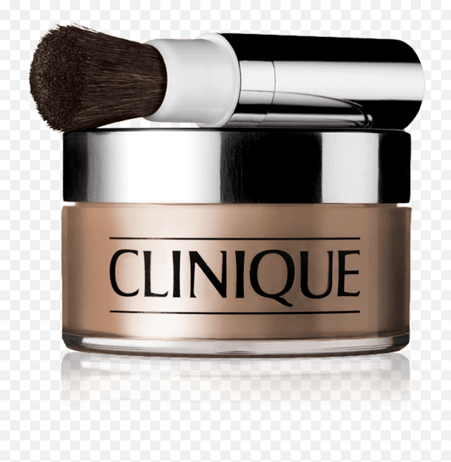 Blended Face Powder And Brush - Clinique Loose Powder Png,Makeup Transparent