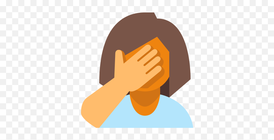 Female Facepalm Icon - Free Download Png And Vector Illustration,Face Palm Png
