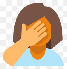 Female Facepalm Icon - Free Download PNG and Vector Illustration