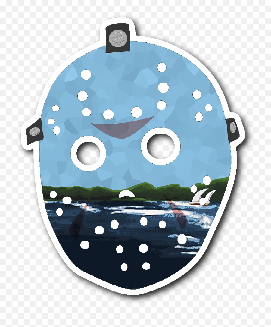 Jason Voorhees Landscape Sticker - Cartoon Png,Jason Vorhees Png