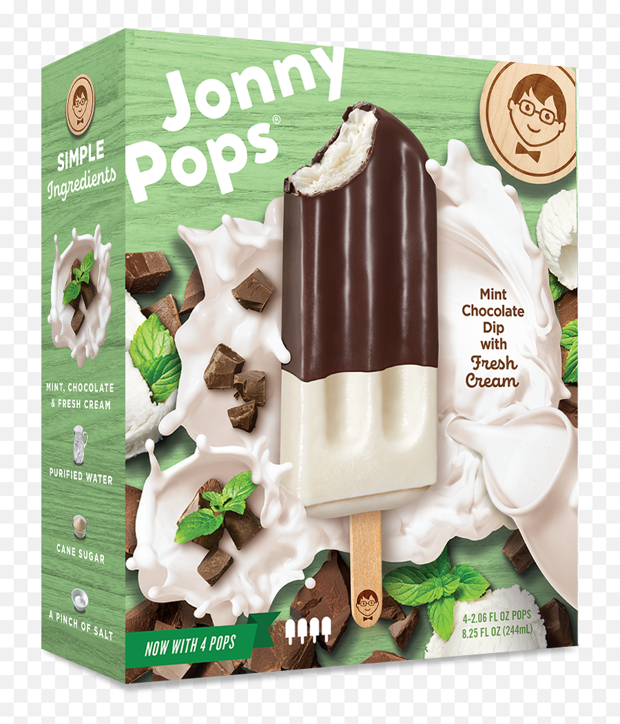 Jonnypops Mint Chocolate Dip U2014 Home - Johnny Pops Nutrition Facts Png,Vanilla Extract Png