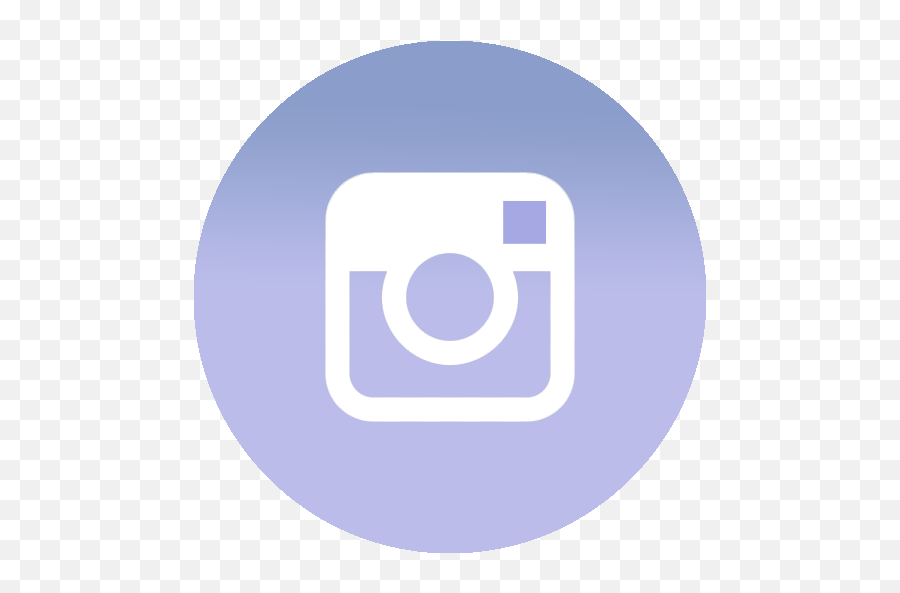 Instagram Circle Gradient Blue - Social Media Logos In A Circle Png,Gradient Circle Png