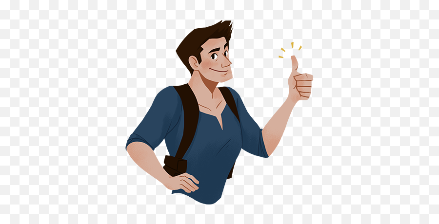 Uncharted 4 Stickers By Playstation Mobile Inc - Uncharted 4 Emotes Png,Nathan Drake Png