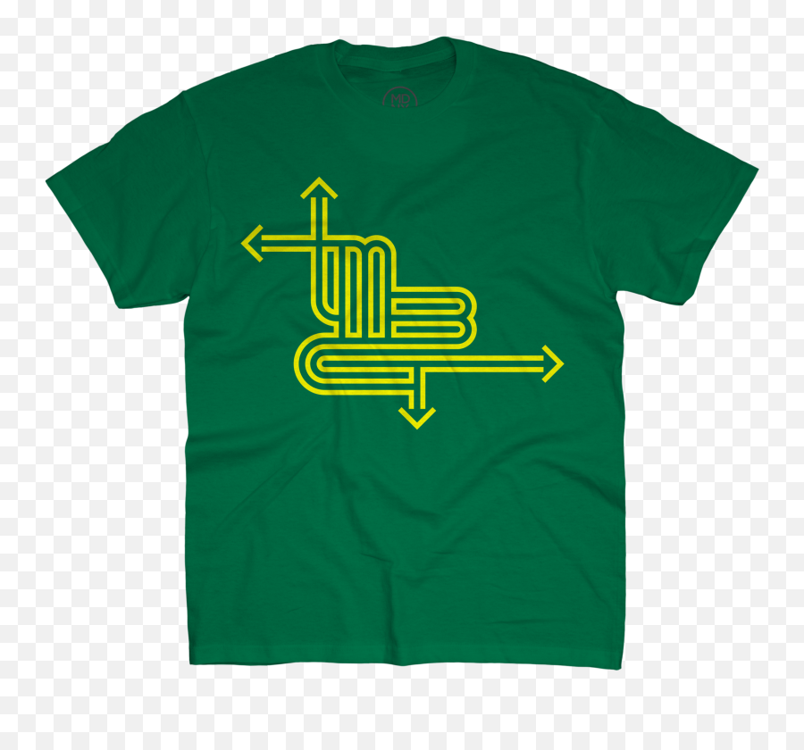 They Might Be Giants - Arrow Logo On Unisex Kelly Green Tshirt Active Shirt Png,Arrow Logo
